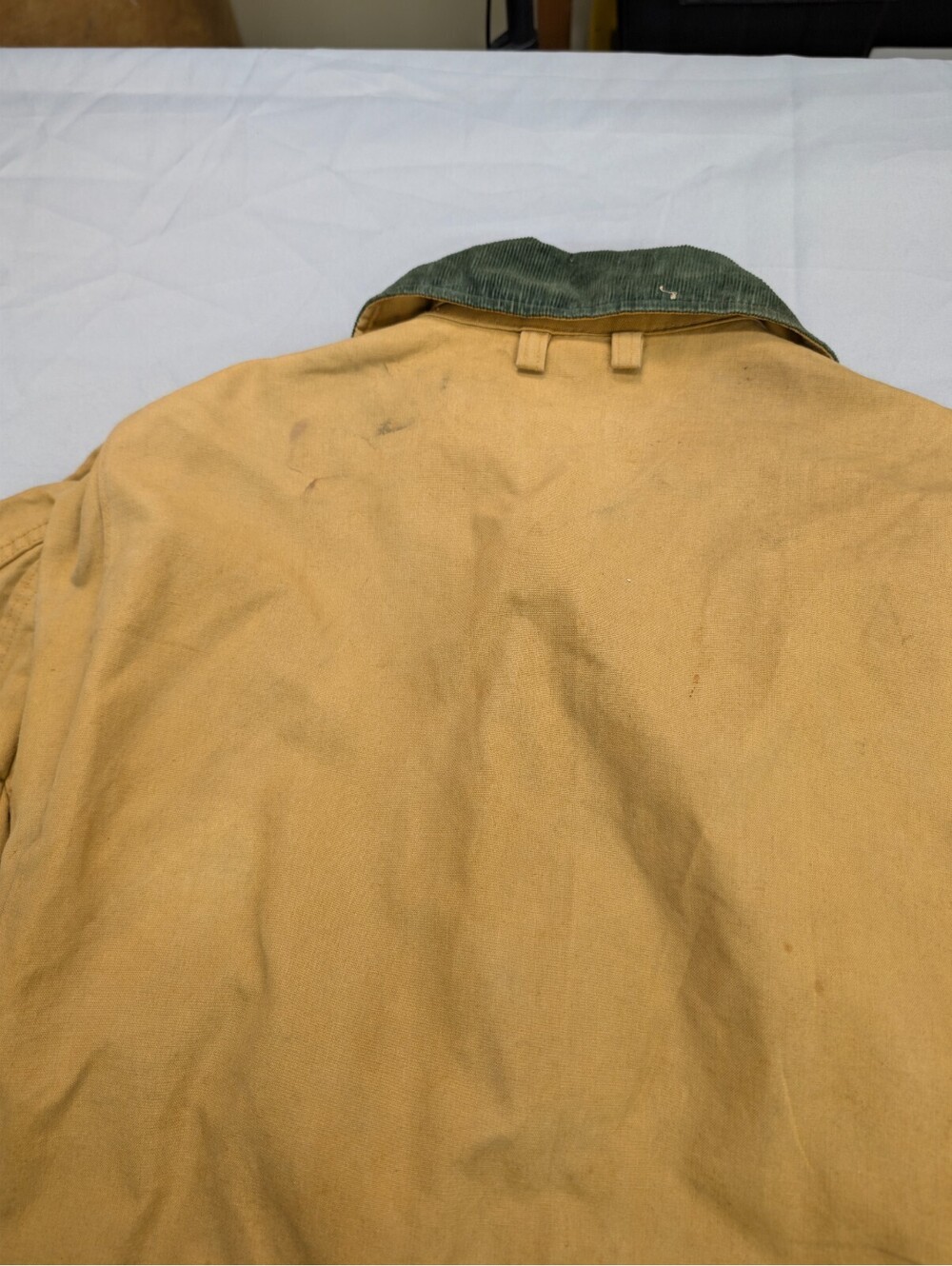 Vintage Duck Canvas Field Hunting Jacket Corduroy Talon L - Picture 8 of 10